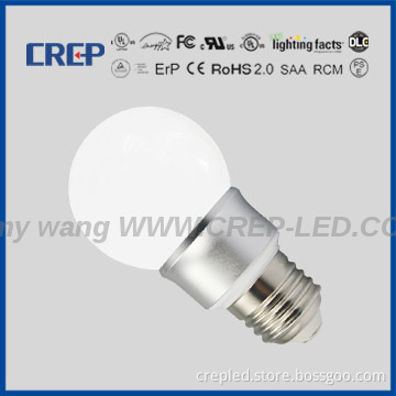 ulcul listed e27 4w led light bulb dimmable for home angle 360degree